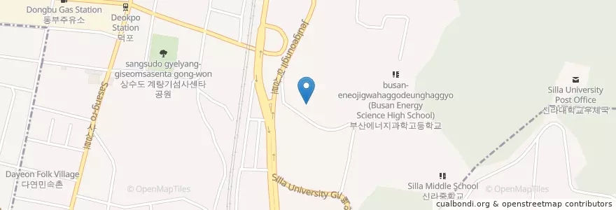Mapa de ubicacion de 오양횟집 en 대한민국, 부산, 사상구, 덕포동.