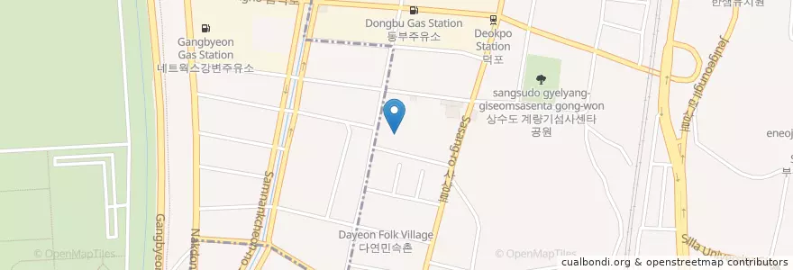 Mapa de ubicacion de 충무횟집 en 대한민국, 부산, 사상구, 덕포동.