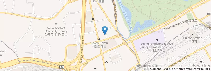 Mapa de ubicacion de 제일횟집 en کره جنوبی, بوسان, 부산진구.
