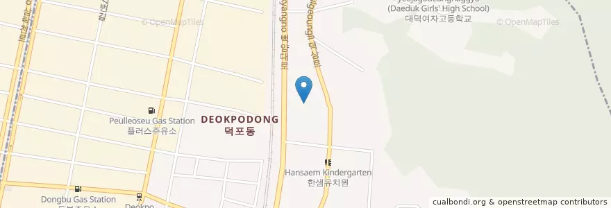 Mapa de ubicacion de 왕벌횟집 en Güney Kore, Busan, 사상구, 덕포동.