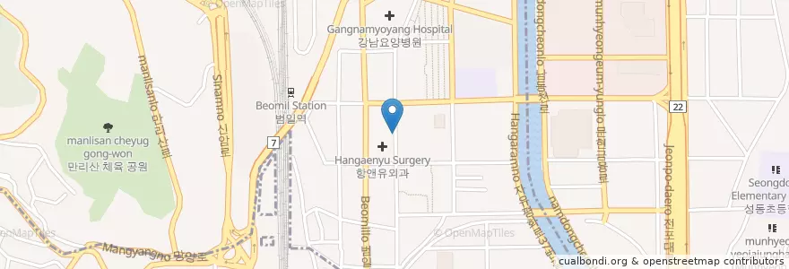 Mapa de ubicacion de 녹산횟집 en 韩国/南韓, 釜山, 범천동.
