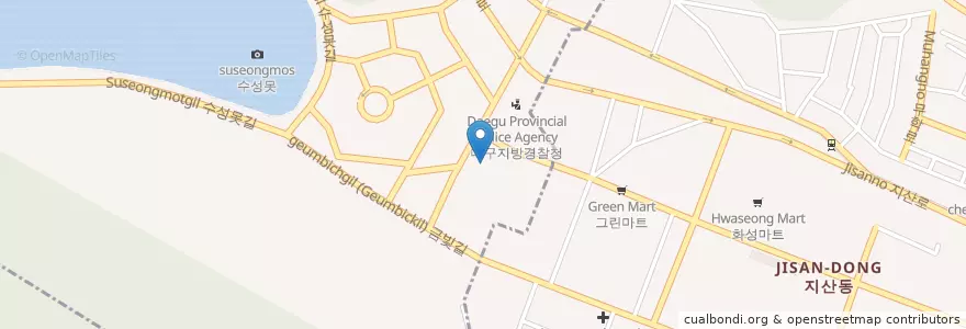 Mapa de ubicacion de 이선장횟집 en Corea Del Sud, Daegu, 수성구.