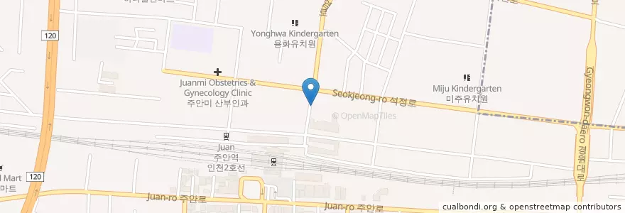 Mapa de ubicacion de 강화횟집 en Zuid-Korea, 인천, 미추홀구.
