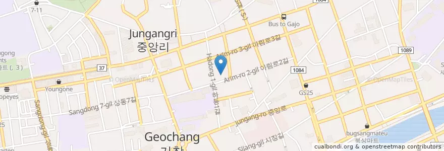 Mapa de ubicacion de 거제횟집 en 韩国/南韓, 庆尚南道, 居昌郡.