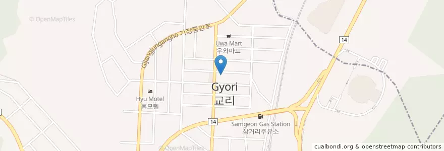 Mapa de ubicacion de 부부횟집 en Corée Du Sud, Busan, 기장군, 기장읍.