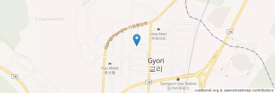 Mapa de ubicacion de 세꼬시횟집 en كوريا الجنوبية, بسان, 기장군, 기장읍.