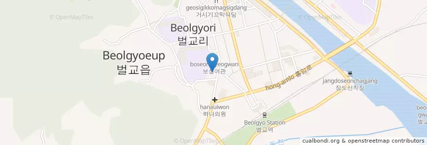 Mapa de ubicacion de 청해진횟집 en Corea Del Sud, Sud Jeolla, 보성군.