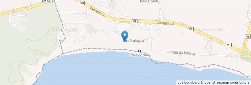 Mapa de ubicacion de O Lino en Portekiz, Algarve, Algarve, Faro, Portimão, Portimão.