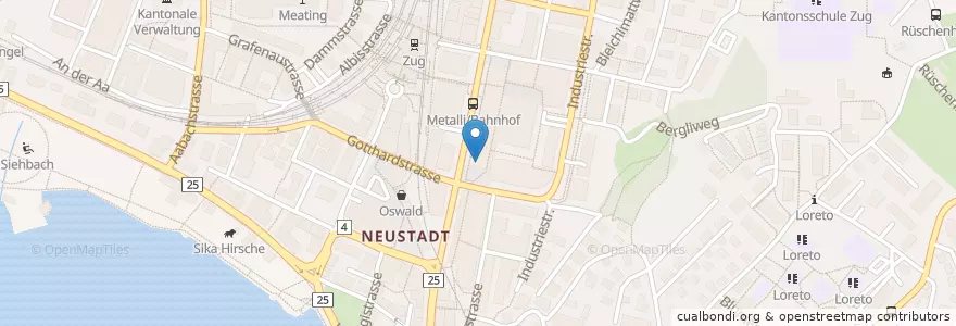 Mapa de ubicacion de Negishi Sushi Bar en Suíça, Zug, Zug.