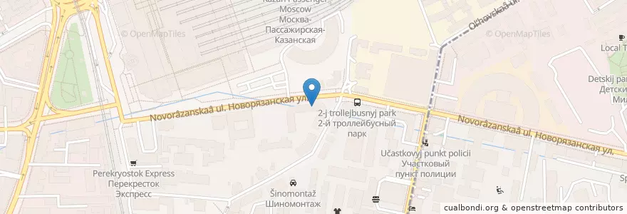 Mapa de ubicacion de Балет Москва en Rússia, Distrito Federal Central, Москва, Центральный Административный Округ, Красносельский Район.