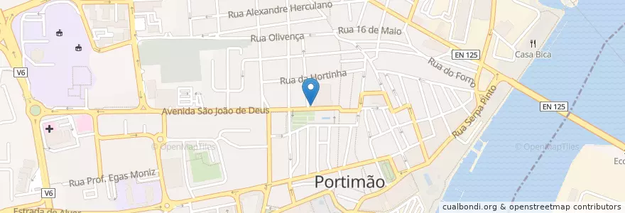 Mapa de ubicacion de Café da Capo en Portugal, Algarve, Algarve, Faro, Portimão, Portimão.