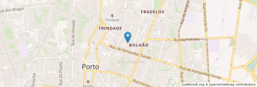 Mapa de ubicacion de Clínica Alves en Portugal, Nord, Área Metropolitana Do Porto, Porto, Porto, Cedofeita, Santo Ildefonso, Sé, Miragaia, São Nicolau E Vitória.