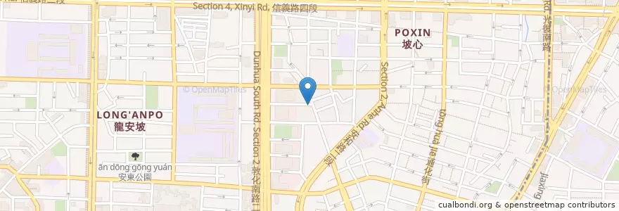 Mapa de ubicacion de Mr Meat 肉大人 肉舖 火鍋 en Taïwan, Nouveau Taipei, Taipei, District De Daan.