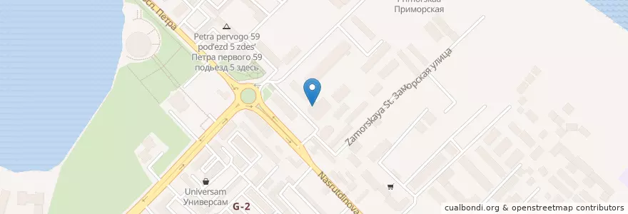 Mapa de ubicacion de Город - Кальянная клуб en Rusland, Federaal District Noordelijke Kaukasus, Dagestan.