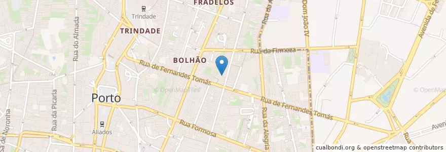 Mapa de ubicacion de Rampinha en پرتغال, Norte, Área Metropolitana Do Porto, Porto, Porto, Cedofeita, Santo Ildefonso, Sé, Miragaia, São Nicolau E Vitória.