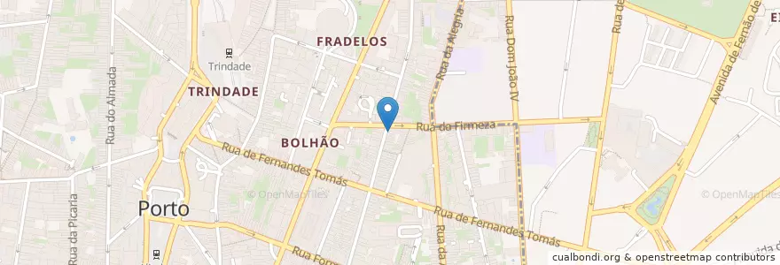 Mapa de ubicacion de Aquarela en Portugal, Norte, Área Metropolitana Do Porto, Porto, Porto, Cedofeita, Santo Ildefonso, Sé, Miragaia, São Nicolau E Vitória.