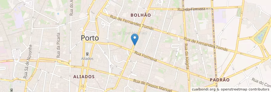 Mapa de ubicacion de Turista en Portugal, Norte, Área Metropolitana Do Porto, Porto, Porto, Cedofeita, Santo Ildefonso, Sé, Miragaia, São Nicolau E Vitória.