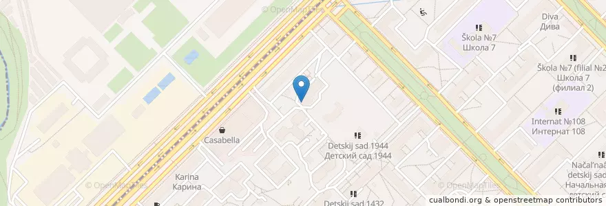 Mapa de ubicacion de Доктор Каро en روسيا, Центральный Федеральный Округ, Москва, Ломоносовский Район.