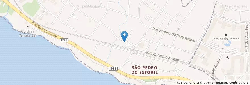 Mapa de ubicacion de CSC-00006 en Portugal, Metropolregion Lissabon, Lissabon, Großraum Lissabon, Cascais, Cascais E Estoril.