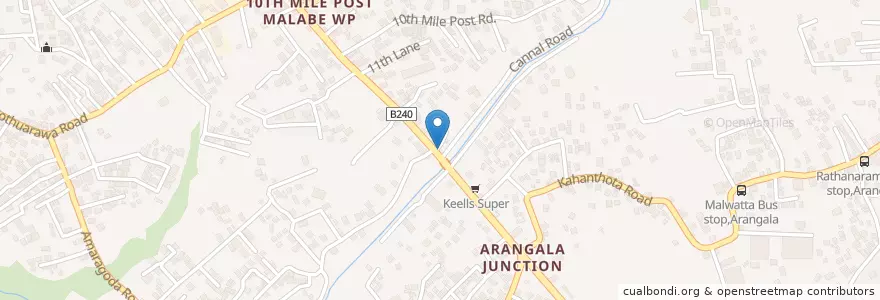 Mapa de ubicacion de Sampath Bank en Шри-Ланка, Западная Провинция, Округ Коломбо.