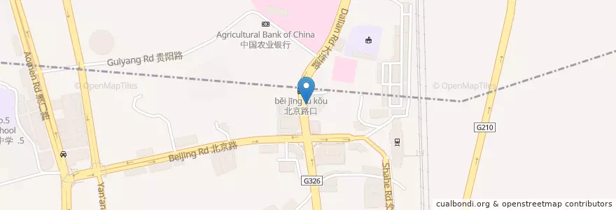 Mapa de ubicacion de 德克士 Dico's en 中国, 贵州省, 遵义市 / Zunyi, 红花岗区.