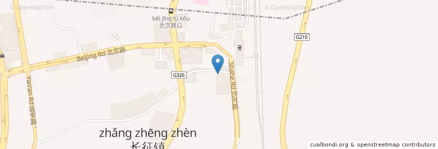 Mapa de ubicacion de 瑞诚停车场 en Китай, Гуйчжоу, 遵义市 / Zunyi, 红花岗区.