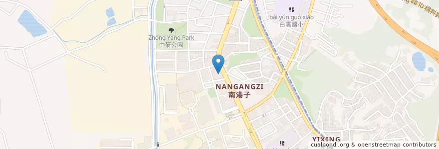 Mapa de ubicacion de 義猶未盡藝大利麵 en تایوان, 新北市, تایپه, 南港區.
