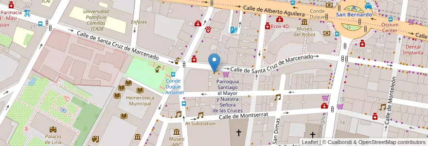 Mapa de ubicacion de 37 Tapitas en Spanien, Autonome Gemeinschaft Madrid, Autonome Gemeinschaft Madrid, Área Metropolitana De Madrid Y Corredor Del Henares, Madrid.