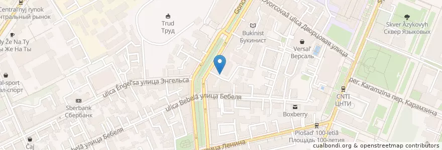 Mapa de ubicacion de Додо Пицца en Russia, Circondario Federale Del Volga, Ульяновская Область, Городской Округ Ульяновск.