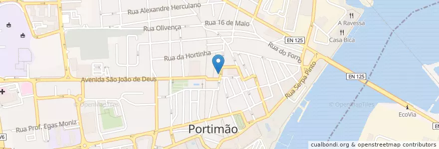 Mapa de ubicacion de Farmácia Central en 葡萄牙, Algarve, Algarve, Faro, Portimão, Portimão.