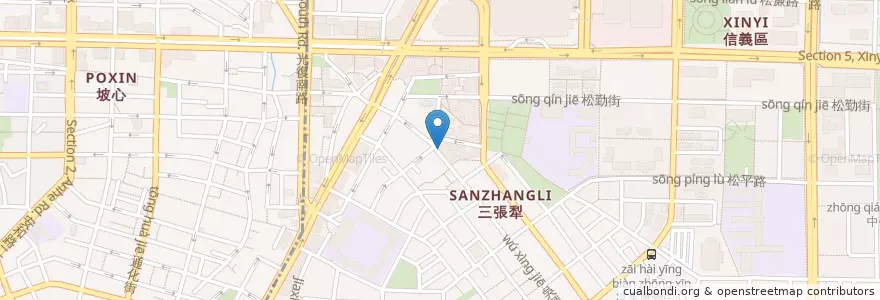 Mapa de ubicacion de 麥味登 en تايوان, تايبيه الجديدة, تايبيه, 大安區.