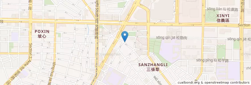 Mapa de ubicacion de 蘭香排骨飯 en تایوان, 新北市, تایپه, 大安區.