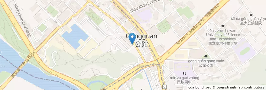 Mapa de ubicacion de 酷必五星級牛排飯 en 臺灣, 新北市, 臺北市.