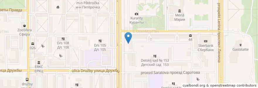 Mapa de ubicacion de Оптима en روسيا, منطقة فيدرالية أورالية, أوبلاست تشيليابنسك, Магнитогорский Городской Округ.