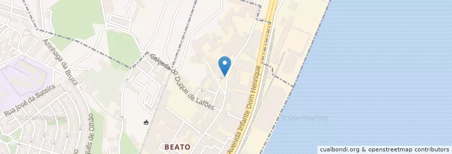 Mapa de ubicacion de LSB-00146 en Portogallo, Área Metropolitana De Lisboa, Beato.