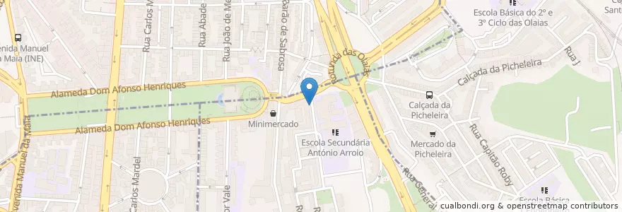 Mapa de ubicacion de LSB-00130 en Portekiz, Área Metropolitana De Lisboa, Lisboa, Grande Lisboa, Lizbon.
