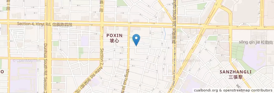 Mapa de ubicacion de 保源中醫診所 en تایوان, 新北市, تایپه, 大安區.