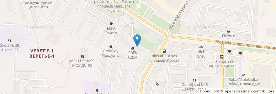 Mapa de ubicacion de Аптека №134 en Russie, District Fédéral Central, Oblast De Iaroslavl, Рыбинский Район, Городской Округ Рыбинск.