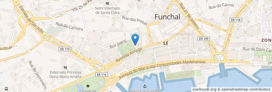 Mapa de ubicacion de unicambio en Portekiz.