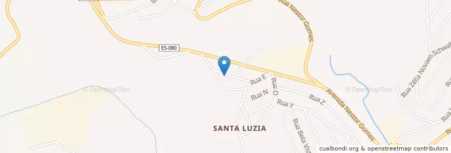 Mapa de ubicacion de Unidade de Saúde Santa Luzia en برزیل, منطقه جنوب شرقی برزیل, اسپیریتو سانتو, Região Geográfica Intermediária De Vitória, Região Metropolitana Da Grande Vitória, Microrregião Vitória, Cariacica.