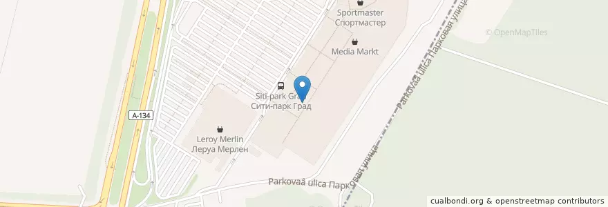 Mapa de ubicacion de Subway en Rusia, Distrito Federal Central, Óblast De Vorónezh, Городской Округ Воронеж, Яменское Сельское Поселение.