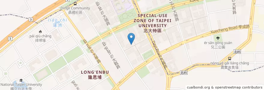 Mapa de ubicacion de 享想Share Join en Taiwan, Neu-Taipeh, Sanxia, Shulin.