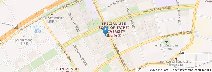 Mapa de ubicacion de 奧斯汀Cafe Austin en Taiwan, Nuova Taipei, Distretto Di Shulin.