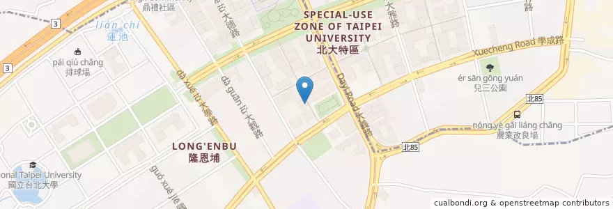 Mapa de ubicacion de 悅兒藥局 en Taiwan, Nuova Taipei, Sanxia, Distretto Di Shulin.