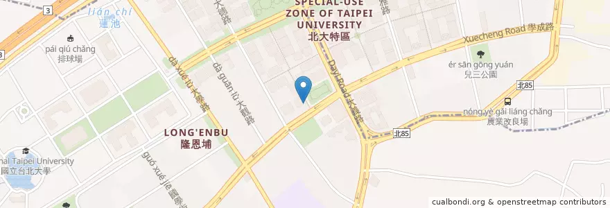 Mapa de ubicacion de 星巴克 en Taiwan, Neu-Taipeh, Sanxia.