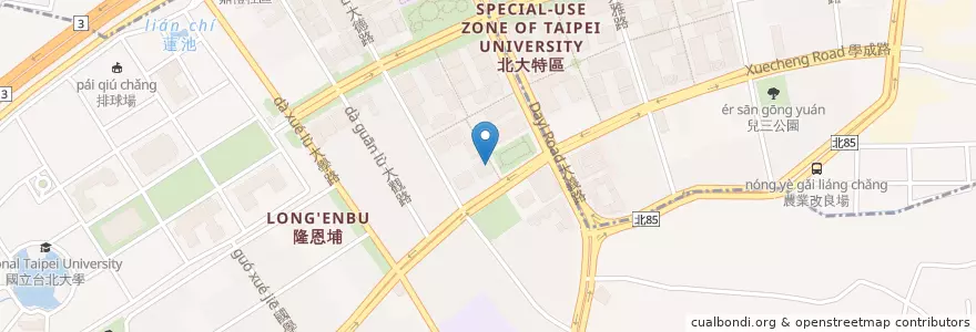 Mapa de ubicacion de 江醫師追求零污染舖子 三峽北大店 en Taiwan, Nuova Taipei, Sanxia, Distretto Di Shulin.