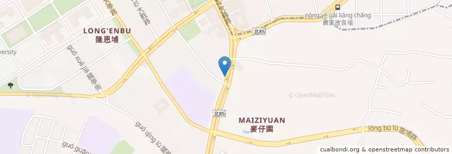 Mapa de ubicacion de 限時普通雙用信筒 en Taïwan, Nouveau Taipei, Sanxia.