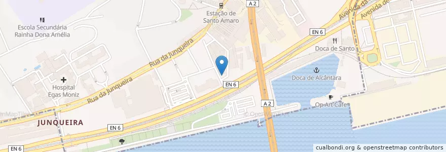 Mapa de ubicacion de LSB-00028 en Portugal, Área Metropolitana De Lisboa, Lissabon, Grande Lisboa, Alcântara.