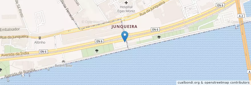 Mapa de ubicacion de LSB-00018 en 포르투갈, Área Metropolitana De Lisboa, Lisboa, Grande Lisboa.
