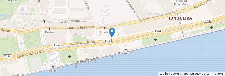 Mapa de ubicacion de LSB-00531 en Portugal, Aire Métropolitaine De Lisbonne, Lisbonne, Grande Lisboa, Belém.